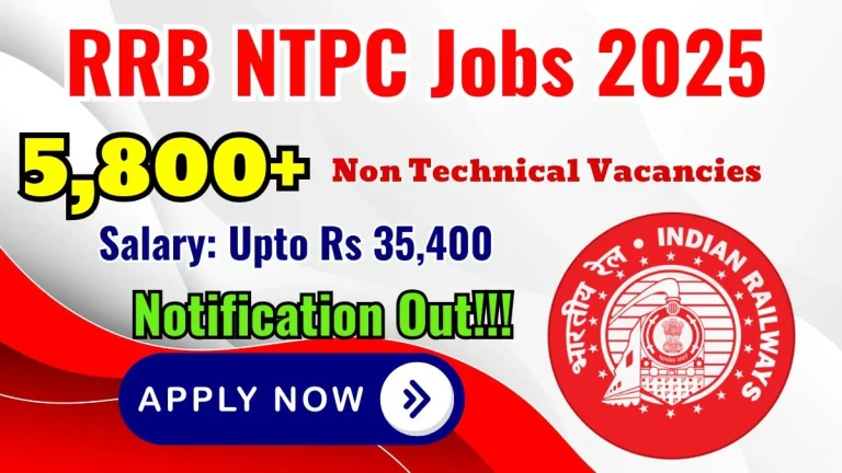 RRB NTPC Graduate Reruitment 2026 - Apply Online for 5,810 Station Master, Clerk and More Posts