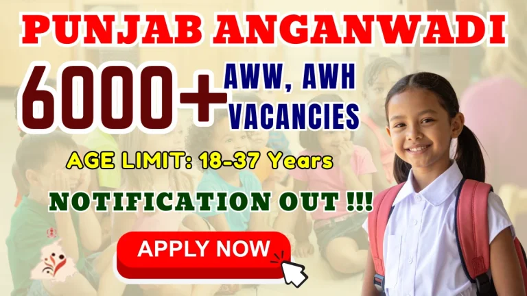SSWCD Punjab Anganwadi Recruitment 2025 - Apply Online for 6110 Anganwadi Worker and Helper Posts