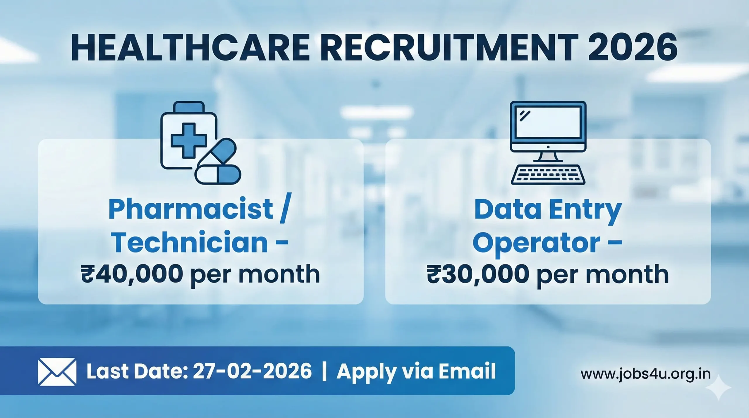 PGIMER Salary 40000 Pharmacist Technician 30000 Data Entry Operator 2026