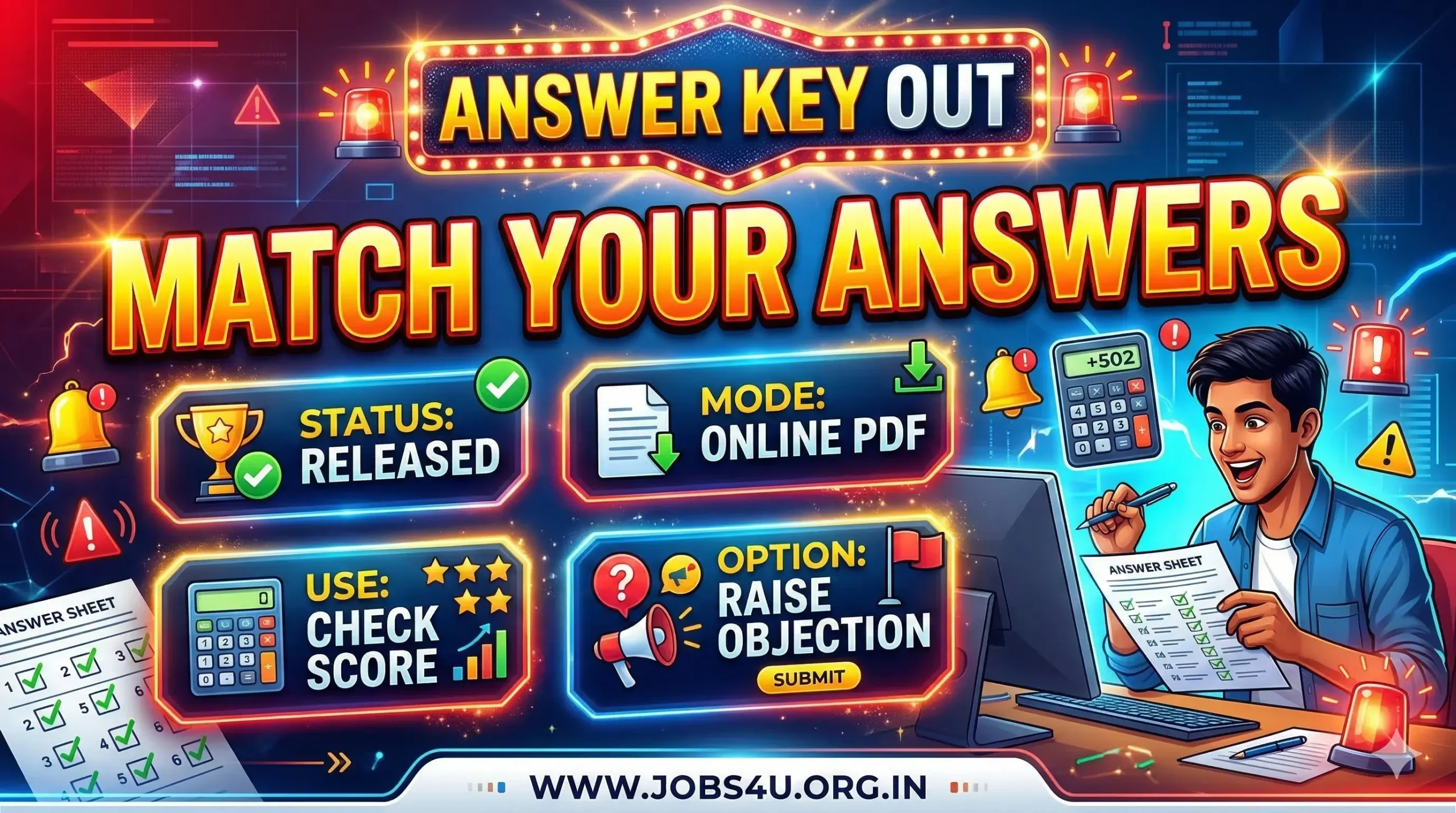 Latest answer key for govt and university exam solutions