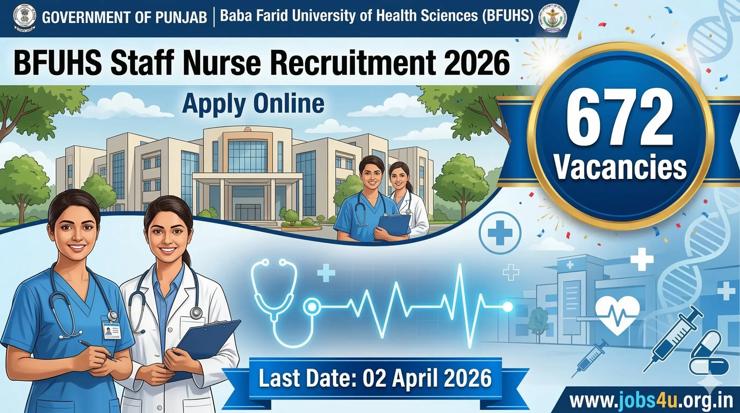 BFUHS Staff Nurse Recruitment