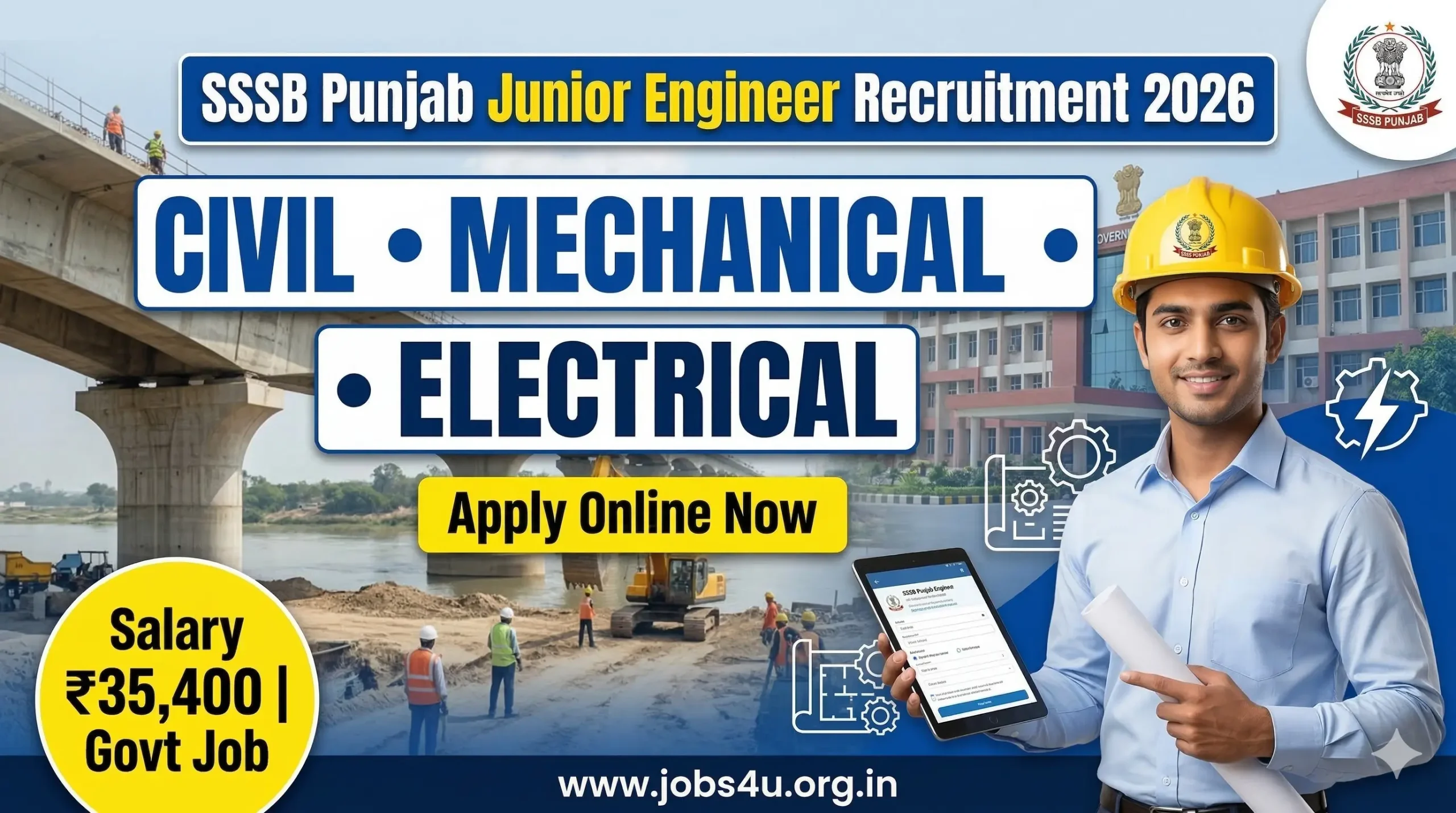 SSSB Punjab JE Recruitment 2026